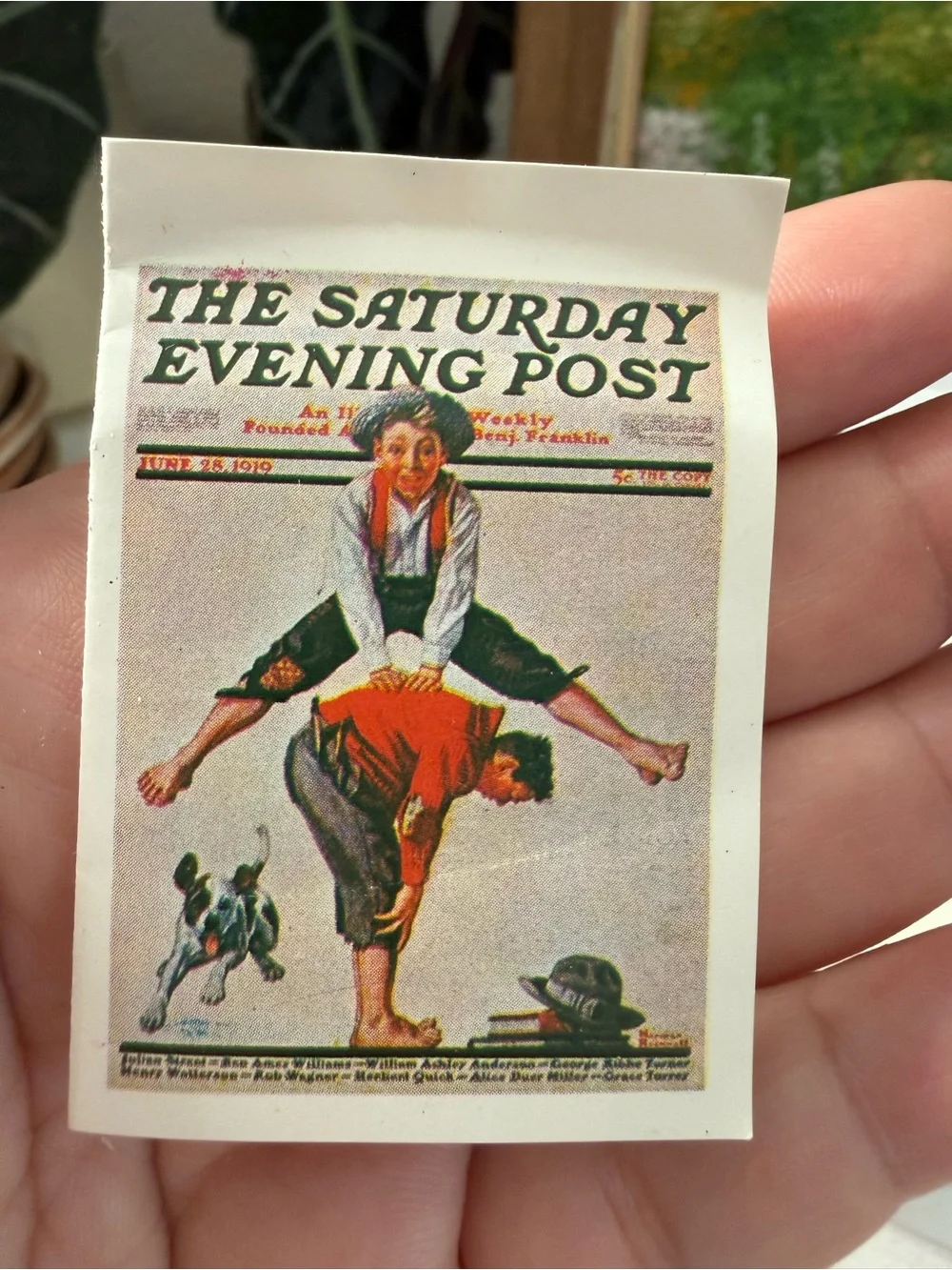 Norman Rockwell First Edition 1979 Annual Plate “Leapfrog”